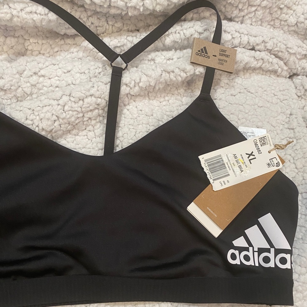 NWT Black Adidas Sports bra